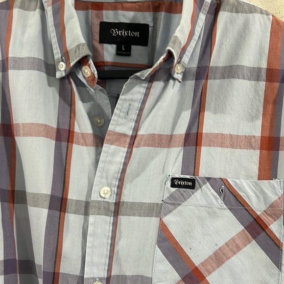 Brixton large button down casual shirt - Picture 3 of 3